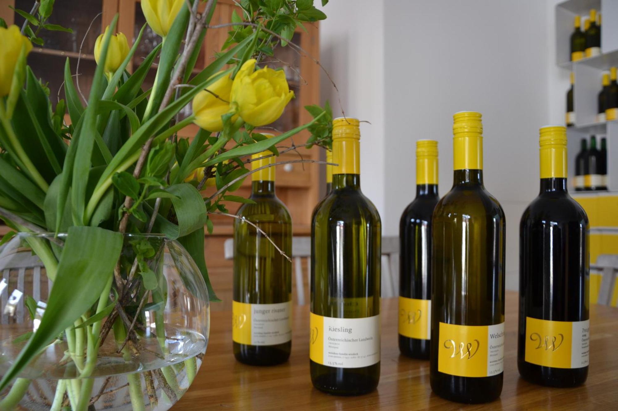 Wein + Bett Wiedeck Stetten Esterno foto